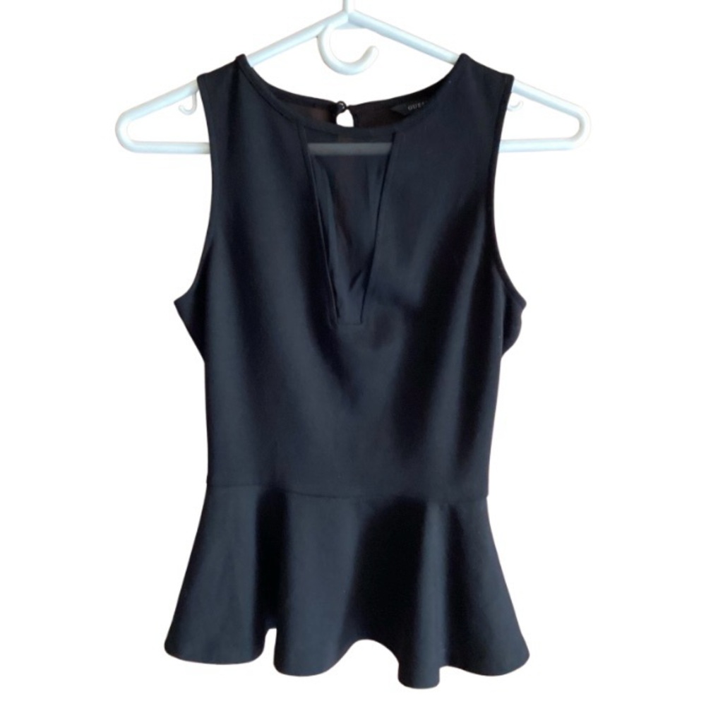 Guess Black Sleeveless Top